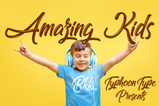 Amazing Kids: The Perfect Handwritten Typeface for Small Business Branding