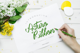 Asturo Ribbon: The Elegant Script Amp Typeface for Handmade Creations