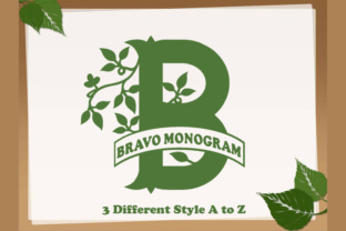 Bravo Monogram: A Modern Script for Editorial Design