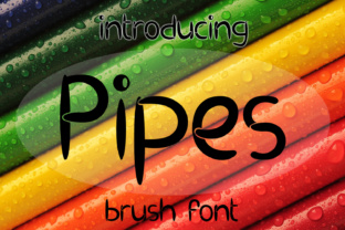 EP Pipes: A Modern Script Font for Editorial Design