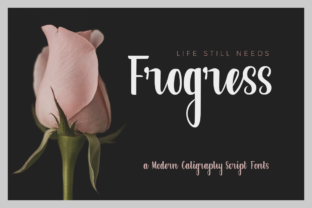 Frogress: The Modern Calligraphy Typeface for Scroll-Stopping Campaigns