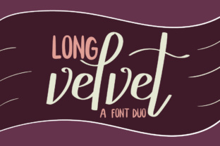 Long Velvet: The Perfect Typeface for Handmade Labels and Custom Designs
