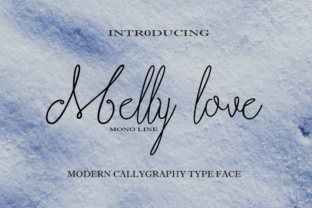 Melly Love: A Modern Calligraphy Typeface for Elegant Branding