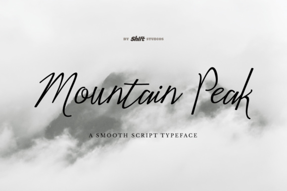 Mountain Peak: The Bouncy Script Typeface for Elegant Branding