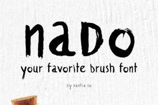 Nado: A Handwritten Typeface for Editorial Design