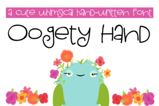 Oogety Hand: A Playful Typeface for Modern Brand Identity