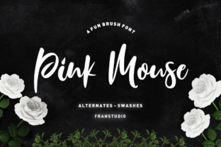 Pink Mouse: A Modern Calligraphy Typeface for Elegant Branding