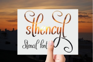 Sthencyl: A Unique Handwritten Calligraphy Font for Modern Branding