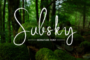 Subsky: The Perfect Script Font for Handmade Shop Branding