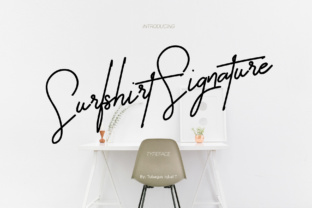 Surfshirt Signature: The Premium Font for Polished Brand Identity